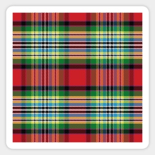 Pattern Scottish tartan green Sticker